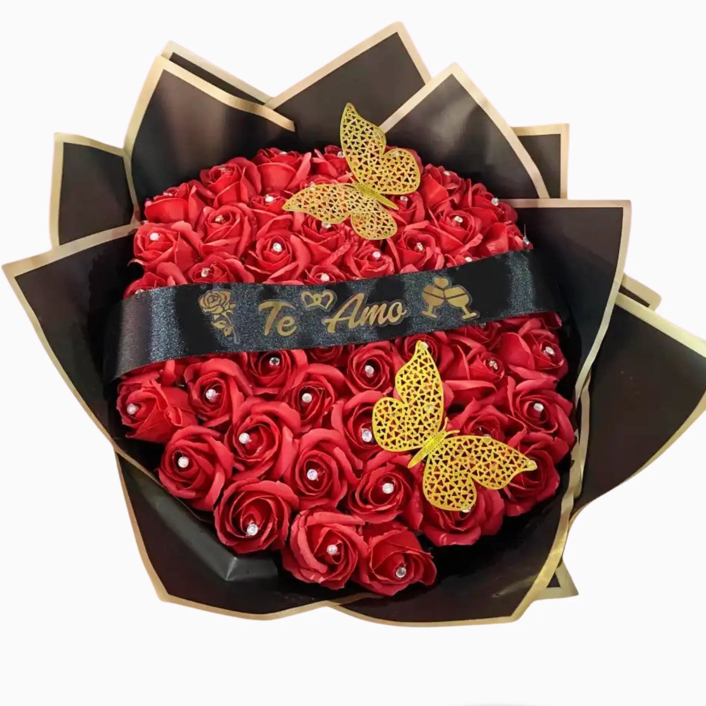 Ramo 50 Flores Eternas (rosas de jabón)