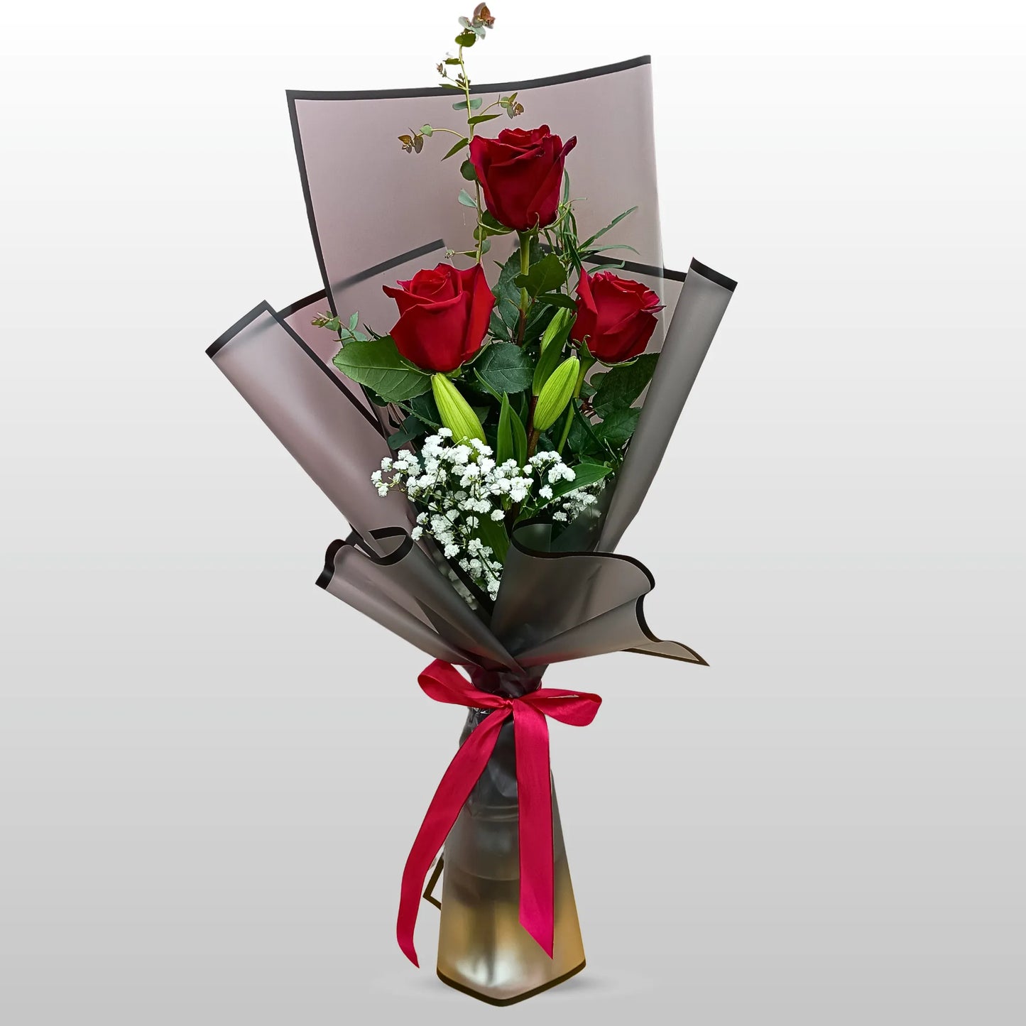 Lilium y rosas
