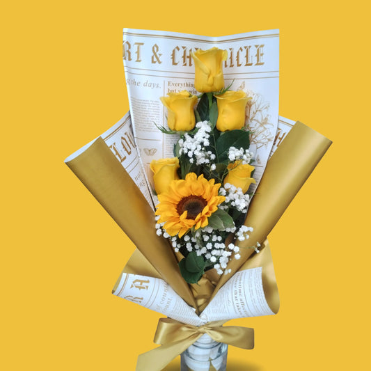 Ramo flores amarillas