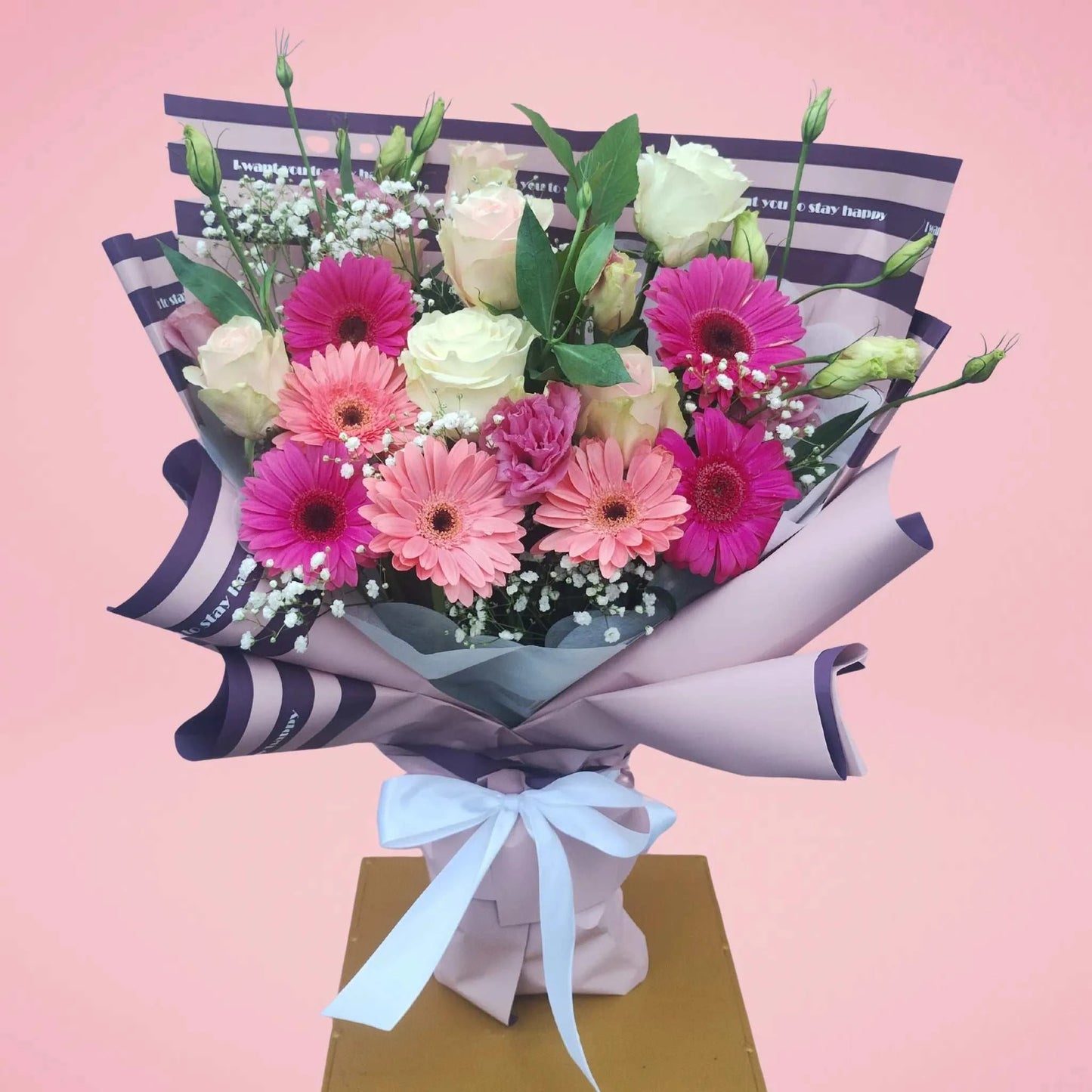 Mix de gerberas, y rosas