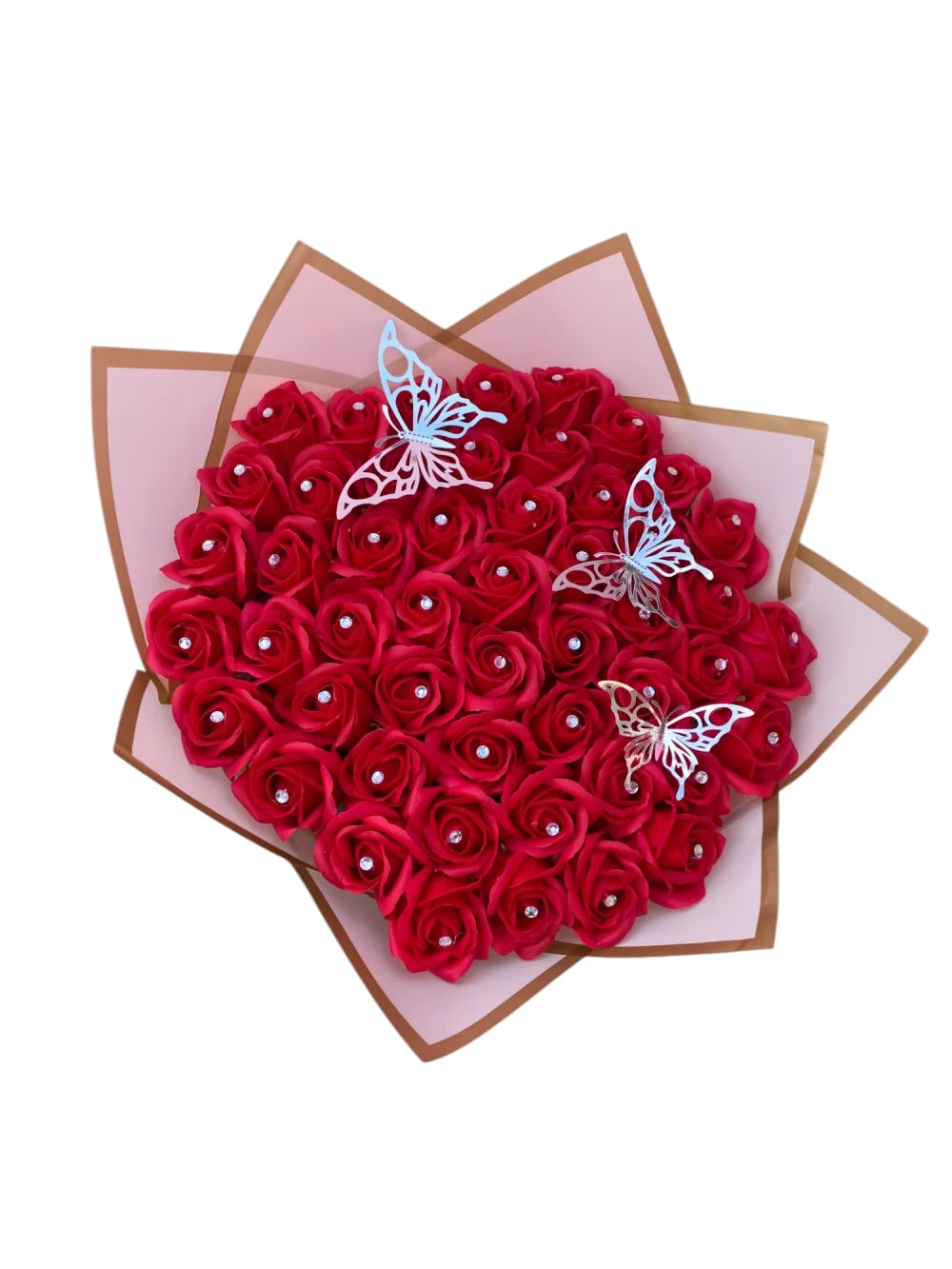 Ramo Buchón de 50 Rosas eternas