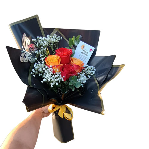 Ramo MIX de rosas amarillas