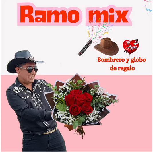 Flores el patrón + ramo mix de flores