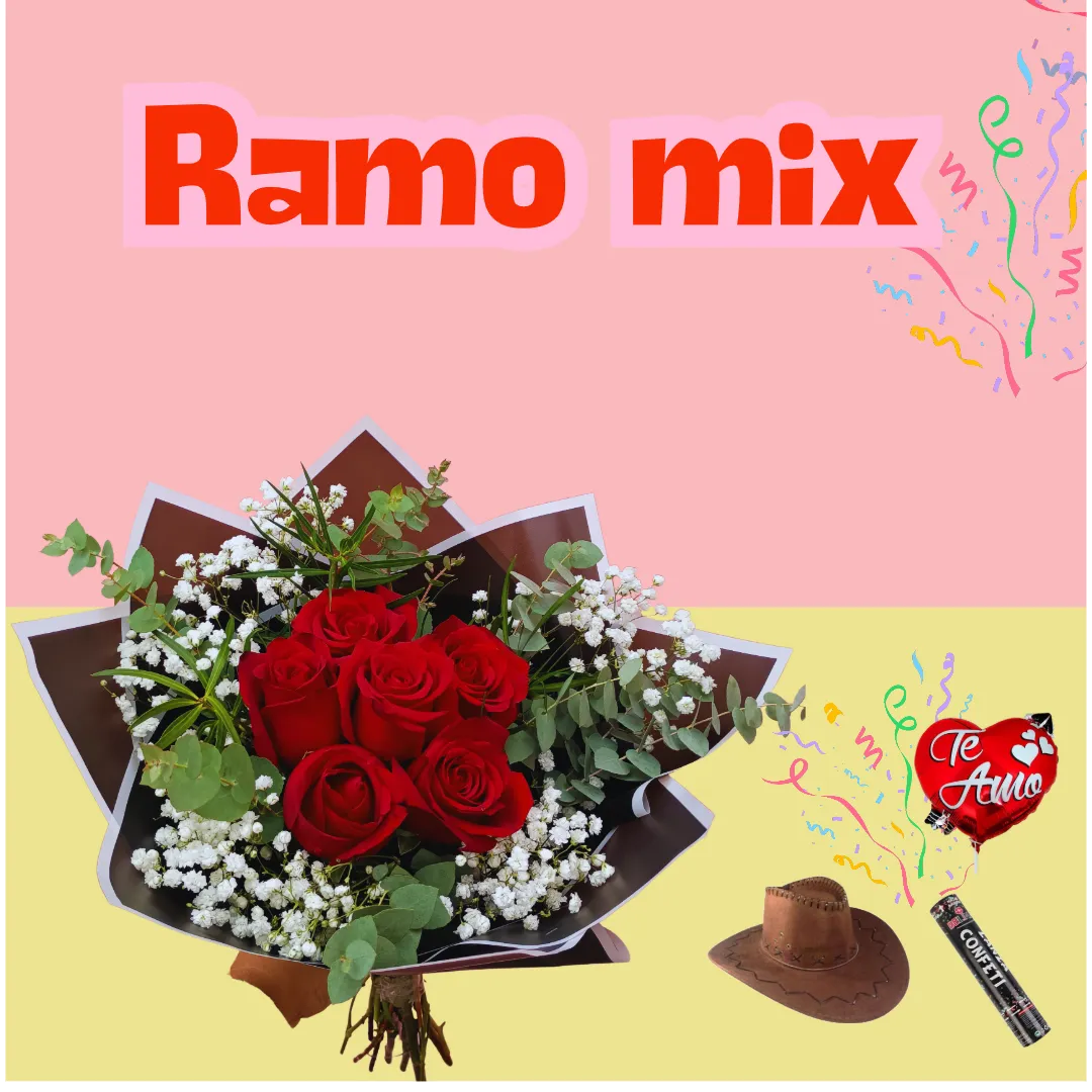 Flores el patrón + ramo mix de flores