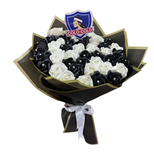 Ramo Buchón Colo-Colo  50 rosas– ¡Regala Pasión Alba!