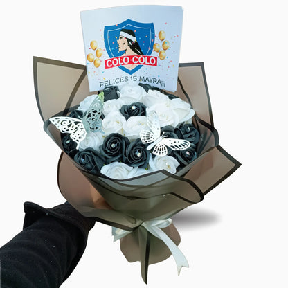 Ramo 25 Flores Eternas (rosas de jabón)