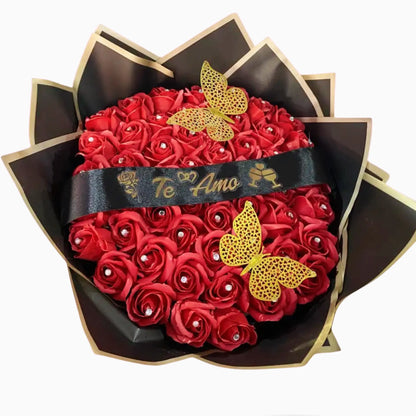 Ramo 50 Flores Eternas (rosas de jabón)