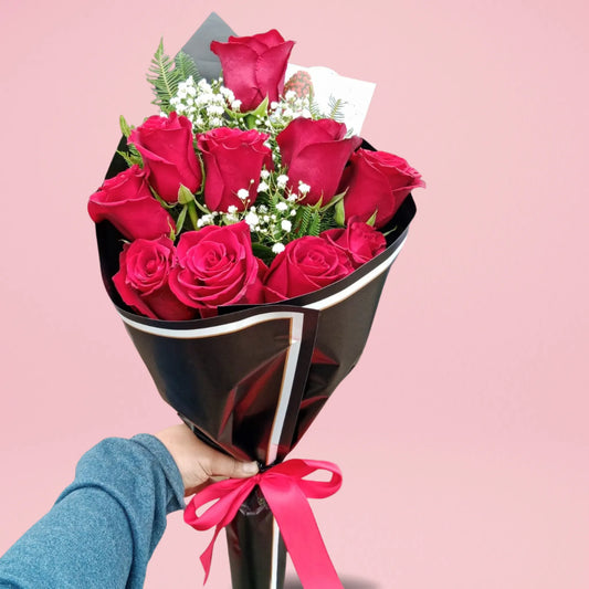 Ramos de 10 rosas, aniversario