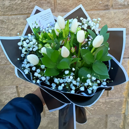 Ramo de 10 tulipanes